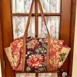 Floral Patchwork Weekend Duffle Bag - April Cornell